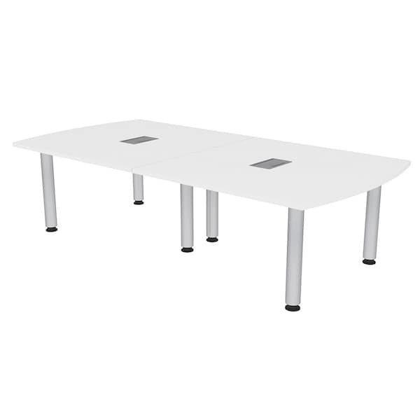 Skutchi Designs 45 in W, 96 in L, 29 in H, Engineered Wood Top, White H-AREC-4693-PT-09-EL - main